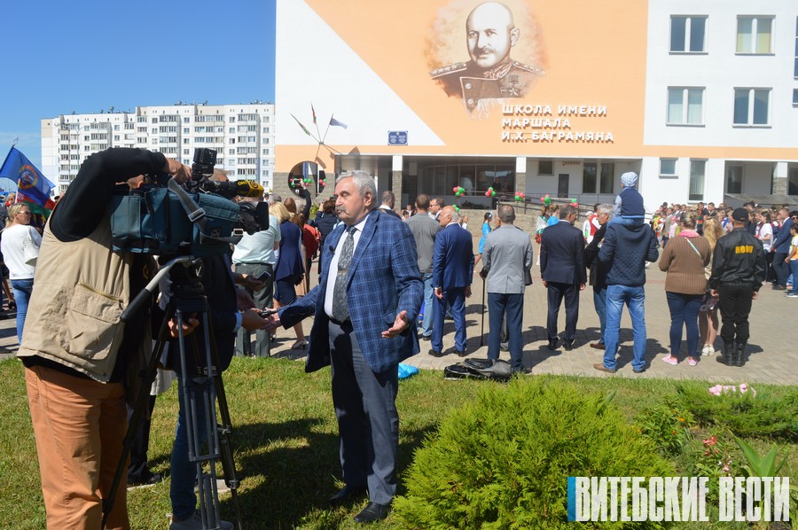 Школе на Витебщине присвоили имя дважды Героя Советского Союза маршала Ивана Баграмяна