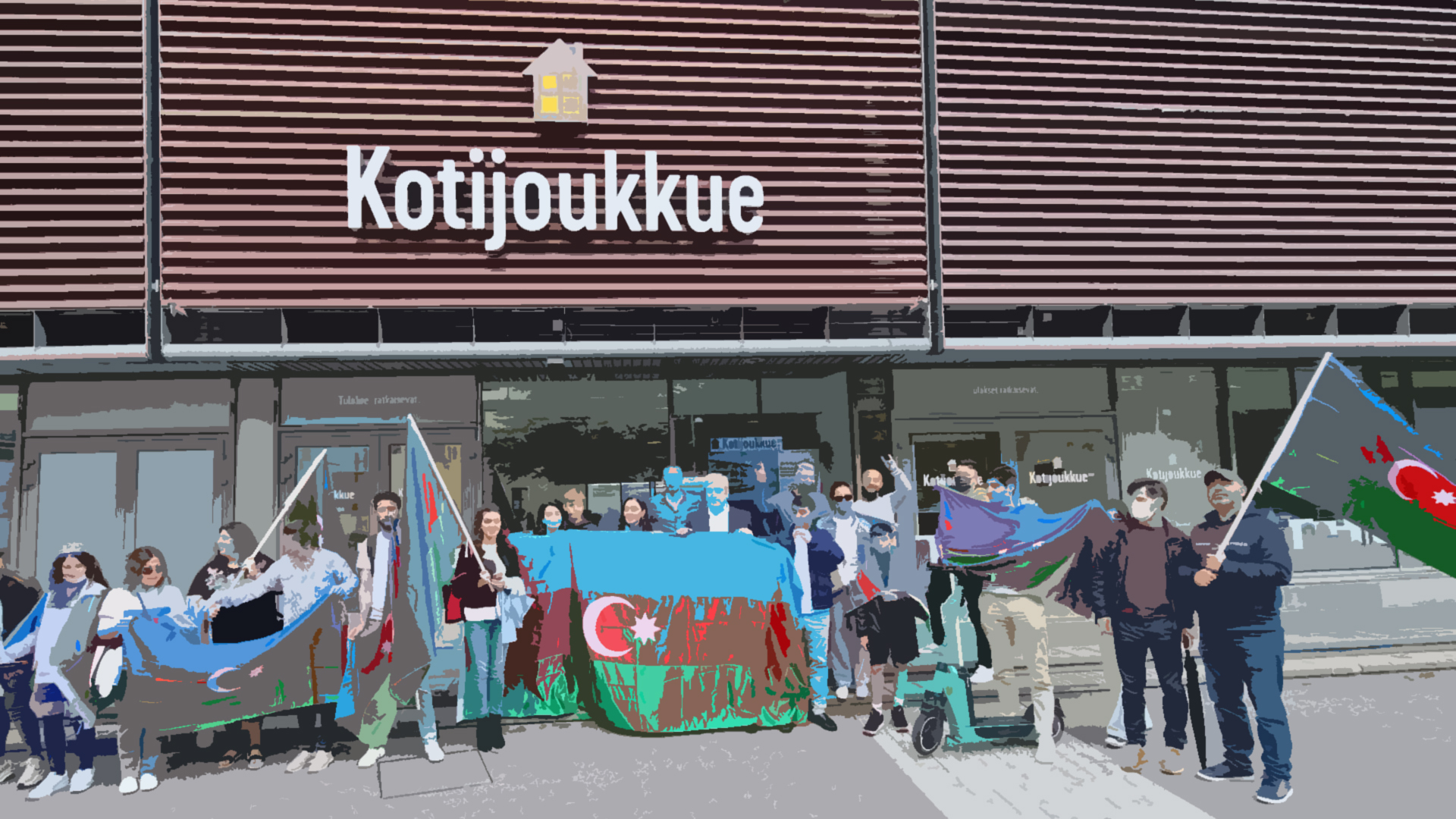 Болельщиков «Нефтчи» не пустили на стадион с азербайджанскими флагами  