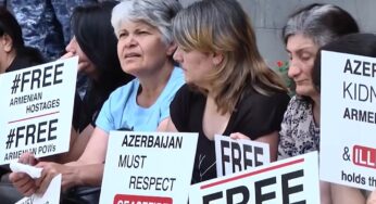 Родные армянских военнопленных проводят акцию протеста