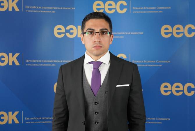 Нарек Овакимян назначен заместителем директора Департамента функционирования внутренних рынков ЕЭК