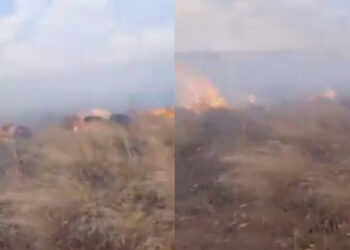 Арман Татоян: «азербайджанские ВС подожгли участок дороги между селами Норабак и Азат»