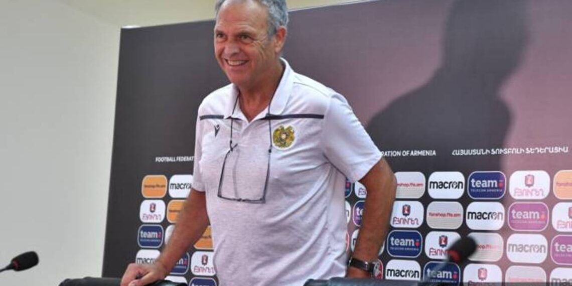 Хоакин Капаррос и Хорен Байрамян выступят с пресс-конференцией накануне матча с Лихтенштейном