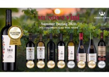 Армянские виноделы с Международного конкурса MUNDUS VINI 2021 вернулись с 9 медалями