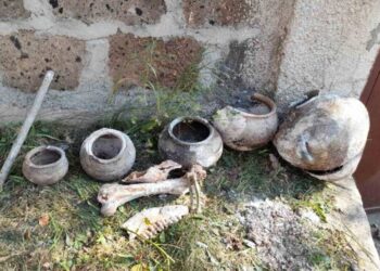 В Ванадзоре обнаружены могильники