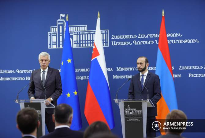Главы МИД Армении и Словакии обсудили вопросы региональной безопасности