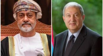 Султан Омана поздравил президента Армении, пожелал армянскому народу прогресса и процветания