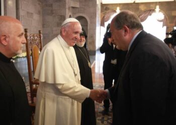 Папа Римский Франциск направил президенту Армении Армену Саргсяну поздравительное послание