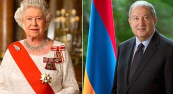 По случаю Дня Независимости Елизавета II направила Армену Саргсяну поздравительное послание