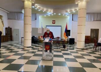 Выборы в Госдуму ФС Российской Федерации проходят на территории Генконсульства РФ в Гюмри