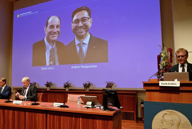 Нобелевскую премию по медицине присудили ученым Джулиусу и Патапутяну