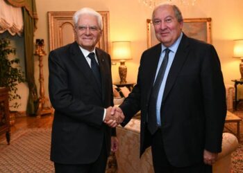 Началась встреча президентов Армении и Италии