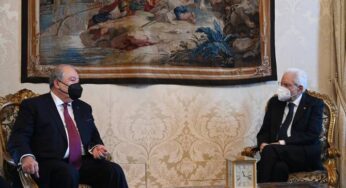 Президенты Армении и Италии обсудили двусторонние торгово-экономические отношения