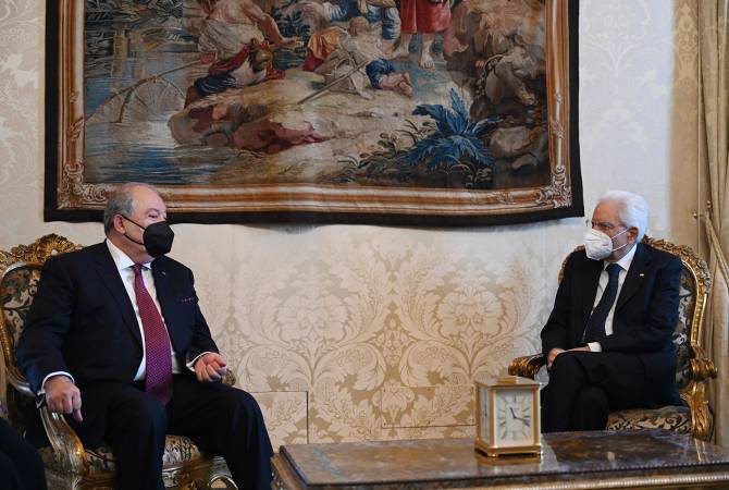 Президенты Армении и Италии обсудили двусторонние торгово-экономические отношения