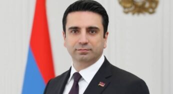 Ален Симонян выразил соболезнования председателю Парламента Грузии