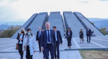 Члены делегации Совета Европы посетили Мемориал Геноцида армян