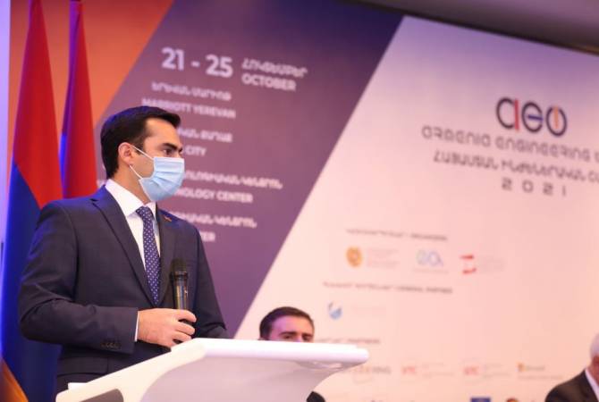 Вице-спикер НС Акоп Аршакян присутствовал на мероприятии «Армения — инженерная неделя 2021»