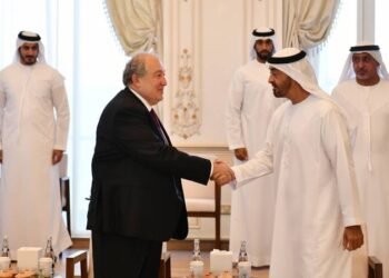 Президент Армении встретился с наследным принцем Абу-Даби, шейхом Мохаммед бин Зайед аль Нахайяном