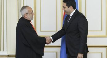 Председатель Национального собрания Армении принял Армянского Католического Патриарха Дома Киликийского