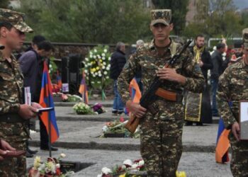 В городском пантеоне Гориса состоялась церемония, посвященная памяти майора Эдгара Матевосяна