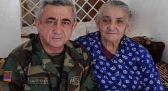 В Степанакерте скончалась мать Сержа Саргсяна