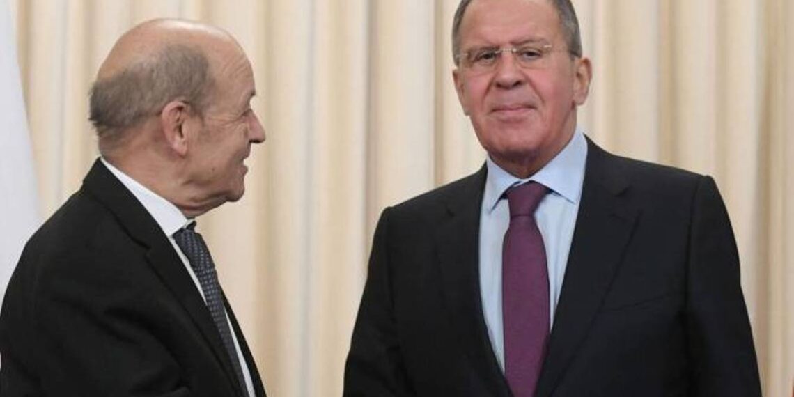 Главы МИД Франции и России обсудят работу сопредседателей Минской группы ОБСЕ