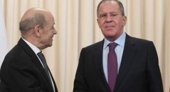 Главы МИД Франции и России обсудят работу сопредседателей Минской группы ОБСЕ