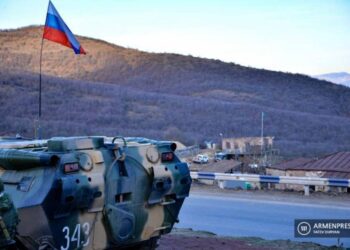 За год российские миротворцы обеспечили в НКР безопасное передвижение более 8 000 автомобилей