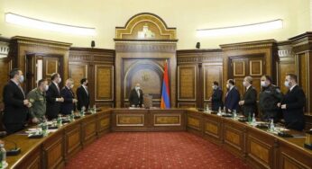 Под председательством премьер-министра Армении состоялось заседание Совета безопасности
