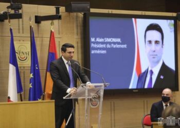 Председатель НС РА Ален Симонян принял участие во Франции в форуме «Армения спустя год»