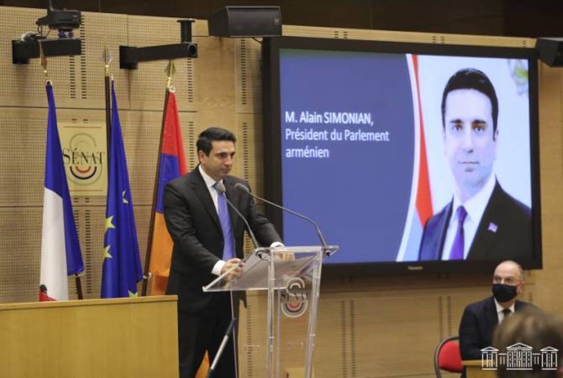 Председатель НС РА Ален Симонян принял участие во Франции в форуме «Армения спустя год»