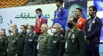 Армянские борцы заняли третье место в командном зачете армейского первенства мира