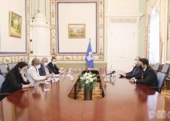 Спикер НС Армении в Санкт-Петербурге встретился с региональным директором МФОКККП