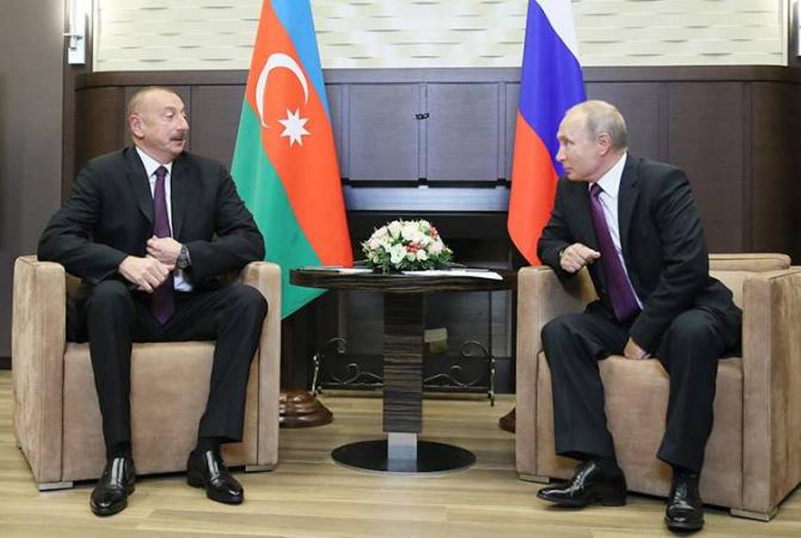 Во время встречи с Алиевым Путин затронул нагорно-карабахский конфликт и приграничные инциденты