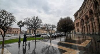Температура воздуха в Армении понизится