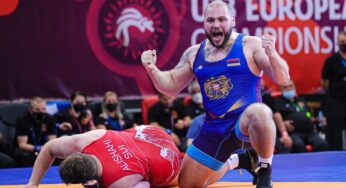Давид Овасапян пробился в финал чемпионата мира по греко-римской борьбе