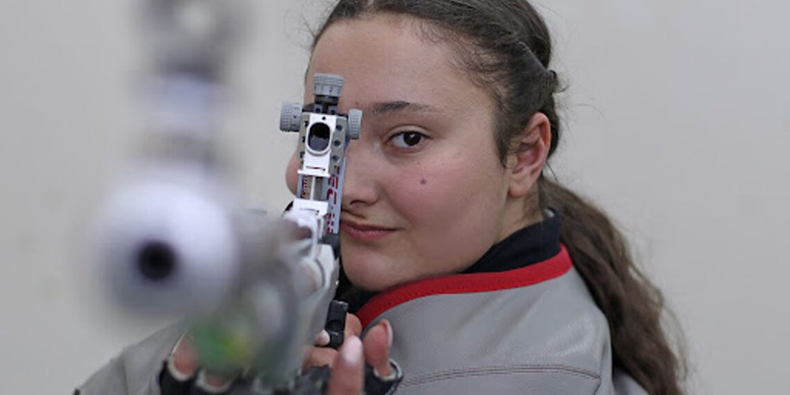 Стрелок Алла Погосян победила на открытом чемпионате Украины