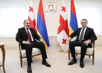 Никол Пашинян и Ираклий Гарибашвили