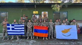Армения, Греция и Кипр провели совместные учения снайперов