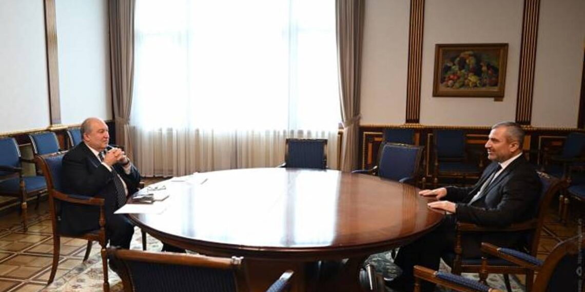 Президент Республики Армения принял председателя партии «Справедливая Армения»