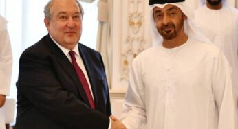 Президент Армении поздравил наследного принца эмирата Абу-Даби шейха Мухаммада бин Зайеда Аль Нахайяна с 50-летием ОАЭ