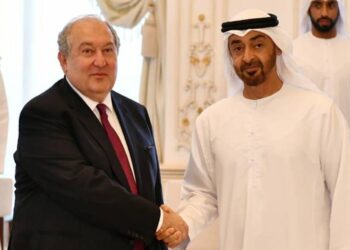 Президент Армении поздравил наследного принца эмирата Абу-Даби шейха Мухаммада бин Зайеда Аль Нахайяна с 50-летием ОАЭ