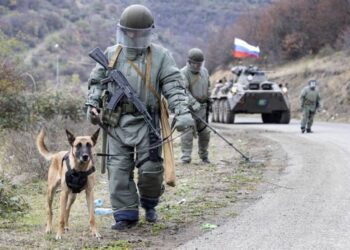 Российские миротворцы начали разминирование сельскохозяйственных угодий Мартакертского района