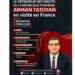 Арман Татоян во Франции встретится с рядом должностных лиц