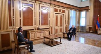 Президент Армении обсудил вопросы сотрудничества с ректором Московской школы управления «Сколково»