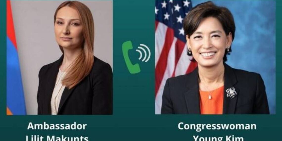 Посол Армении в США Лилит Макунц и конгрессмен Янг Ким обсудили ситуацию, сложившуюся после 44-дневной войны в Арцахе