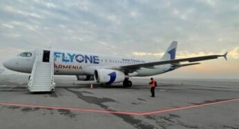 Самолет Flyone Armenia прибыл в Армению: первым рейсом станет Ереван-Москва