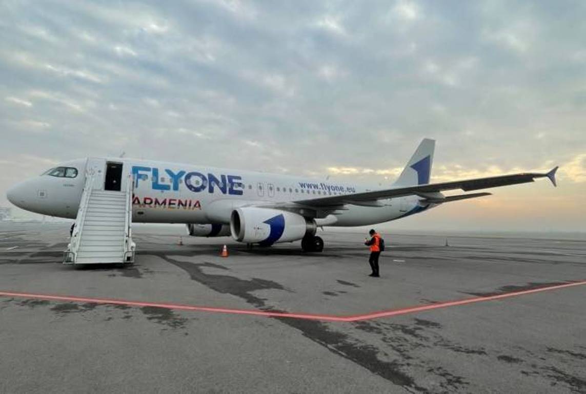 Самолет Flyone Armenia прибыл в Армению: первым рейсом станет Ереван-Москва