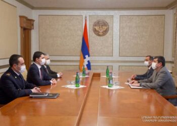 Президент Республики Арцах принял председателя Следственного комитета РА Аргишти Кярамяна