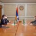 Президент Республики Арцах принял председателя Следственного комитета РА Аргишти Кярамяна
