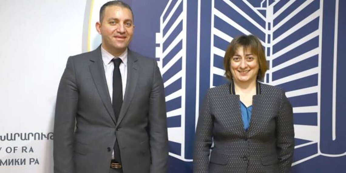 Ваан Керобян принял постоянного представителя ПРООН в Армении Натию Нацвлишвили